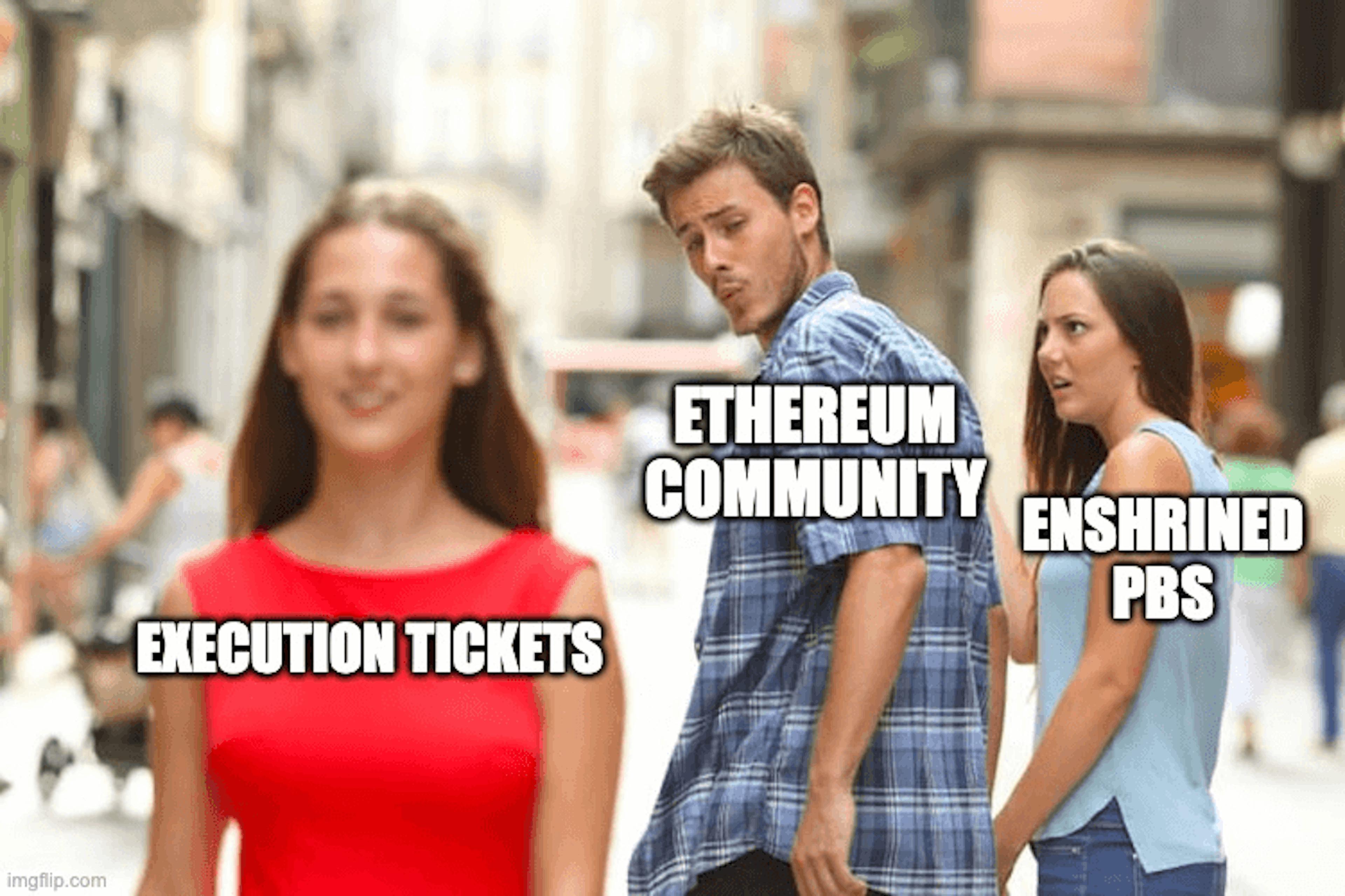 Love Triangle: Execution Tickets, Ethereum Community, and ePBS